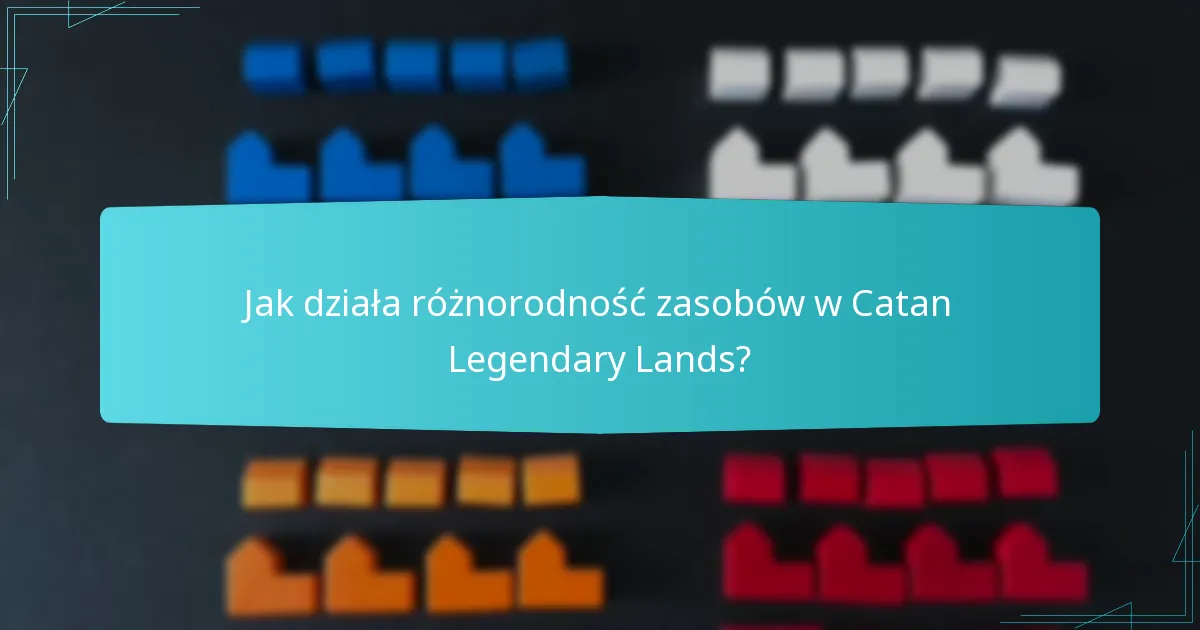 Jakie są zwroty akcji w Catan Legendary Lands?